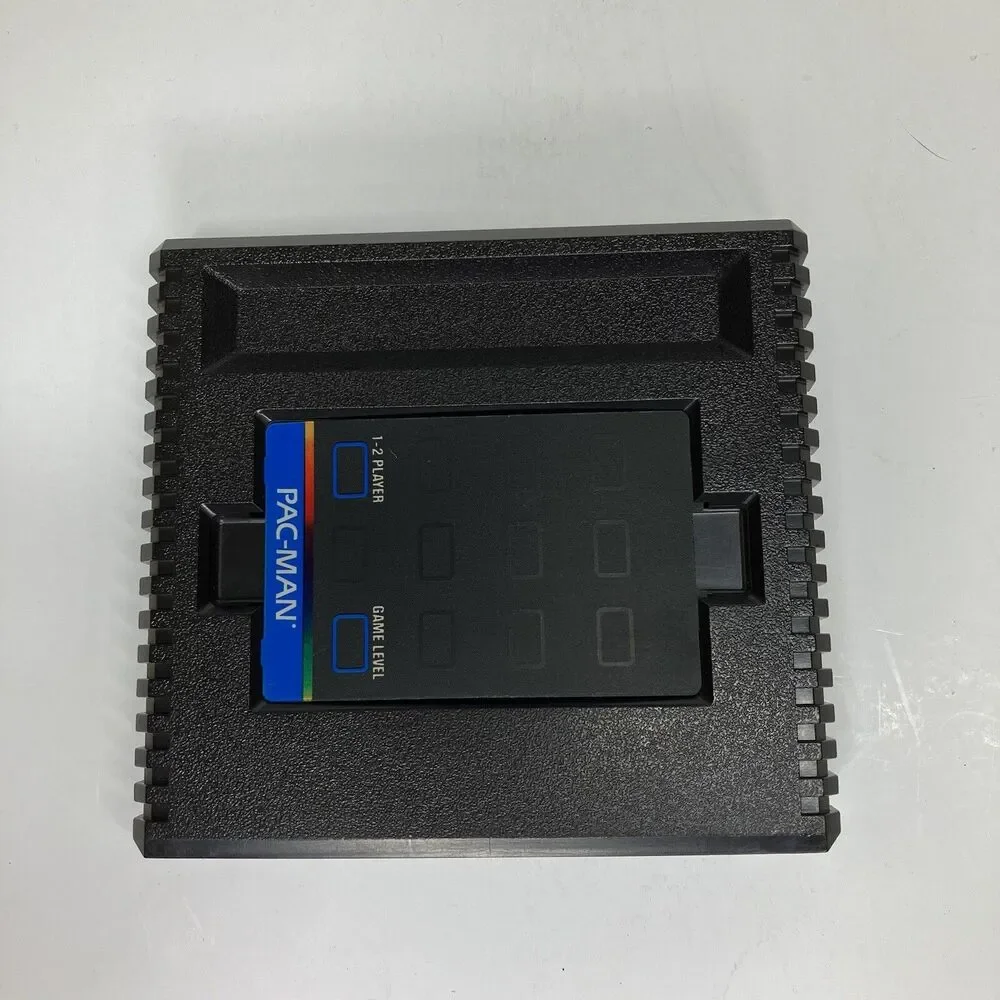 ATARI 5200 Pac-Man Vintage Video Game Cartridge Controller Inserts & Manual